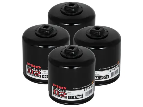 Afe - Advance Flow Engineering - 44-LF006-MB | AFE Power PROGUARD Oil Filter, 4 Pack For Chrysler 300, Pacifica & Sebring / Dodge Charger, Dakota, Durango & Magnum / Ram 1500, 2500 & 3500 / Ford Mustang / Toyota Corolla
