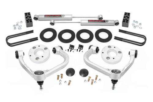 Rough Country - 41430_A | Rough Country 3 Inch Lift Kit Forged Upper Control Arms For Ford F-150 2WD
