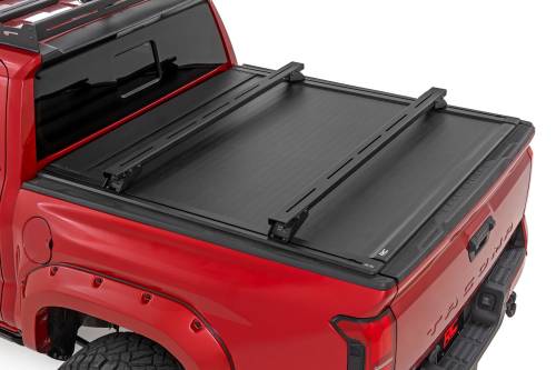 Rough Country - 88208 | Rough Country Adjustable Crossbars, Universal T-Slot For Chevrolet / Ford / GMC / Nissan / Ram / Toyota | Mid Size Bed