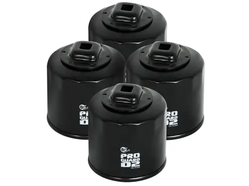 Afe - Advance Flow Engineering - 44-LF017-MB | aFe Power PROGUARD Oil Filter, 4 Pack For Chevrolet / Ford / Honda / Infiniti / Mazda / Mitsubishi / Nissan / Subaru / Toyota