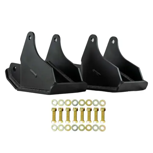 Thuren Fabrication - TF-9402-SHKDRPBRKTS | Thuren Rear Shock Drop Brackets For Ram 2500 / Ram 3500