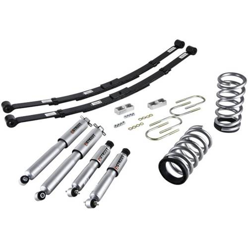 Belltech - 573SP | Belltech 2 or 3 Inch Front / 4 Inch Rear Complete Lowering kit with Street Performance Shocks (1995-1997 Blazer/Jimmy 2WD | 6 Cyl)