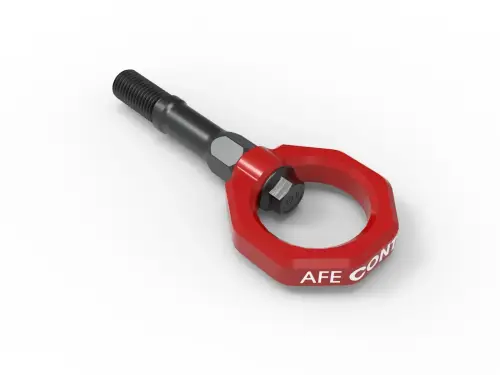 Afe - Advance Flow Engineering - 450-401015-R | AFE Power CONTROL Rear Tow Hook, Red For Chevrolet Corvette C8 V8-6.2L
