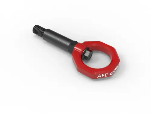 Afe - Advance Flow Engineering - 450-721001-R | AFE Power CONTROL Front Tow Hook, Red For Toyota GR Supra (A90) L4-2.0L (t) / L6-3.0L (t)
