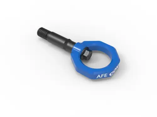 Afe - Advance Flow Engineering - 450-721002-L | AFE Power CONTROL Rear Tow Hook, Blue For Toyota GR Supra (A90) L4-2.0L (t) / L6-3.0L (t)