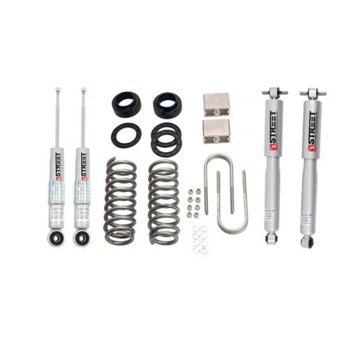 Belltech - 608SP | Belltech 1 or 2 Inch Front / 3 Inch Rear Complete Lowering Kit with Street Performance Shocks (2004-2012 Colorado/Canyon 2WD)