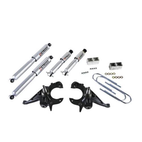Belltech - 612SP | Belltech 2 Inch Front / 2 Inch Rear Complete Lowering Kit with Street Performance Shocks (1982-2004 S10/S15 2WD | 1983-1997 Blazer/Jimmy 2WD)