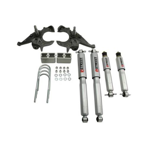 Belltech - 617SP | Belltech 2 Inch Front / 3 Inch Rear Complete Lowering Kit with Street Performance Shocks (1982-2004 S10/S15 2WD)