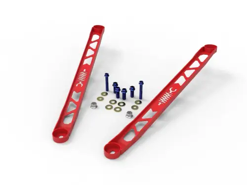 Afe - Advance Flow Engineering - 450-721003-R | AFE Power CONTROL Front Suspension Strut Brace, Red For Toyota GR Supra (A90) L4-2.0L (t) / L6-3.0L (t)