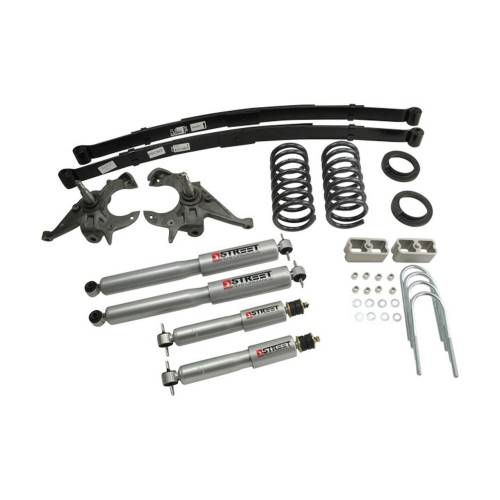 Belltech - 619SP | Belltech 4 or 5 Inch Front / 5 Inch Rear Complete Lowering Kit with Street Performance Shocks (1982-2004 S10/S15 2WD)