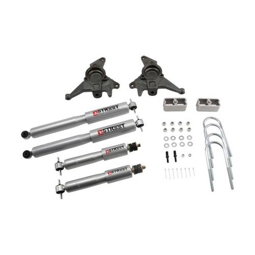 Belltech - 624SP | Belltech 2 Inch Front /  2 Inch Rear Complete Lowering Kit with Street Performance Shocks (1998-2005 Blazer/Jimmy 2WD)