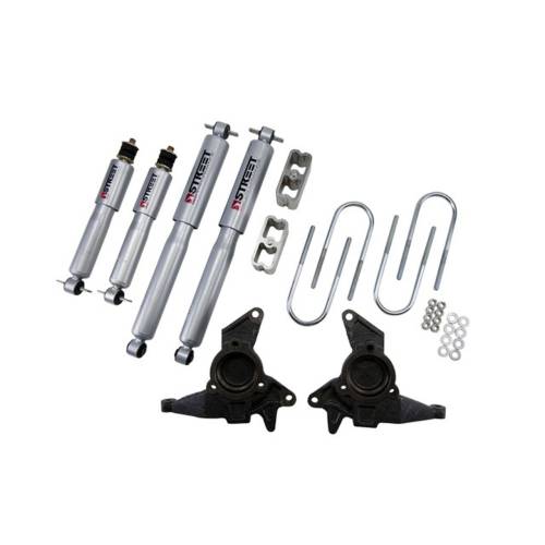Belltech - 625SP | 2 Inch Front / 3 Inch Rear Complete Lowering Kit with Street Performance Shocks (1998-2005 Blazer/Jimmy 2WD)