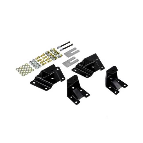 Belltech - 6410 | Belltech 4" Drop Leaf Spring Hanger Kit (Front and Rear Hangers)