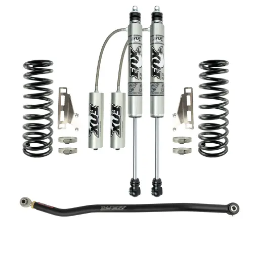 Thuren Fabrication - FOXREMFK-RARAM-1H2 | Thuren Fabrication Fox 2.0 Remote Reservoir Front Leveling Kit For Ram 2500 / Ram Power Wagon / Ram 3500 | 0.5 - 2 Inch Lift