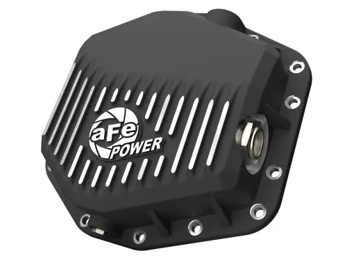 Afe - Advance Flow Engineering - 46-71460B | aFe Power Pro Series Rear Differential Cover, Black With Machined Fins For Ford Bronco Raptor (Dana M235)