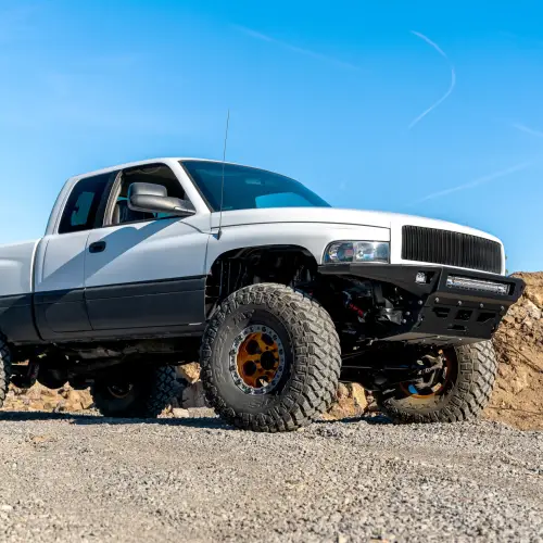 Thuren Fabrication - FBMPR-2G-CRDL+CRMBR+UPR | Thuren Fabrication Modular Front Bumper For Ram 2500 / Ram 3500 | Lower Main Cradle + Upper Center | Add Winch-Fit Weld