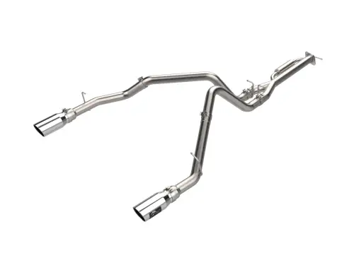 Afe - Advance Flow Engineering - 49-32088-P | aFe Power Vulcan Series 3 Inch, 304 Stainless Steel Cat-Back Exhaust System With Polished Tip For RAM 1500 L6-3.0L (tt)