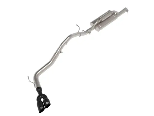 Afe - Advance Flow Engineering - 49-33148-B | aFe Power Vulcan Series 2-1/2 Inch To 3 Inch, 304 Stainless Steel Cat-Back Exhaust System With Black Tip For Ford Ranger L4-2.3L (t)