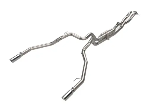 Afe - Advance Flow Engineering - 49-33152-P | aFe Power Vulcan Series 3 Inch, 304 Stainless Steel Cat-Back Exhaust System With Polished Tip For Ford Ranger Raptor V6-3.0L (tt)