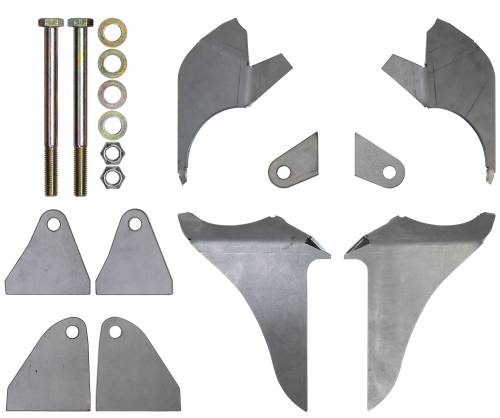 Carli Suspension - CS-DCBGUSSET-03 | Carli Suspension Coil Bucket Gusset Kit & Motor Mount Doubler For Ram 2500 / 3500