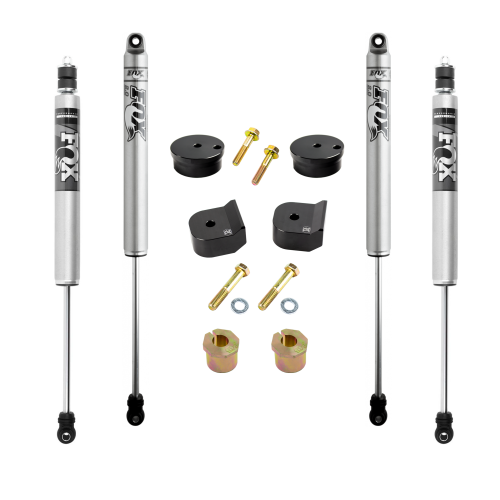 Kryptonite - KRFD05STAGE1FOX | Kryptonite Stage 1 Leveling Kit w/ Fox Shocks (2005-2016 F250, F350 Super Duty)