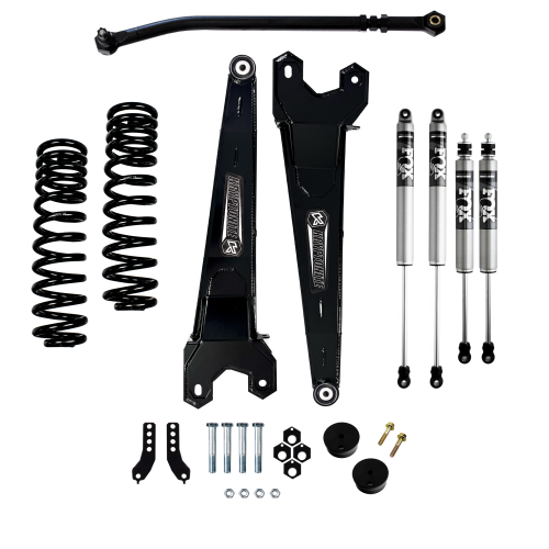 Kryptonite - KRFD17STAGE3FOX | Kryptonite Stage 3 Leveling Kit With Fox Shocks For Ford F-250/F-350 Super Duty 4WD (2017-2025)