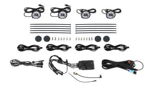 Morimoto - XRL20.2 | Morimoto Color Changing RGB LED Rock Light Kit | 4 Pack