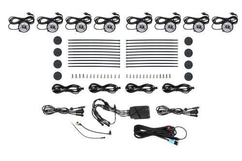 Morimoto - XRL30.2 | Morimoto Color Changing RGB LED Rock Light Kit  | 8 Pack