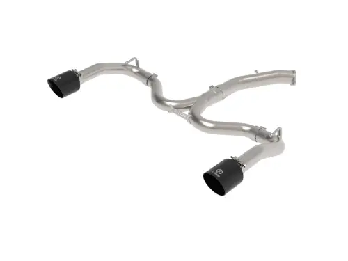 Afe - Advance Flow Engineering - 49-37037-B | aFe Power Takeda 3 To 2-1/2 Inch, 304 Stainless Steel Axle-Back Exhaust System With Black Tip For Kia Forte GT L4-1.6L (t)