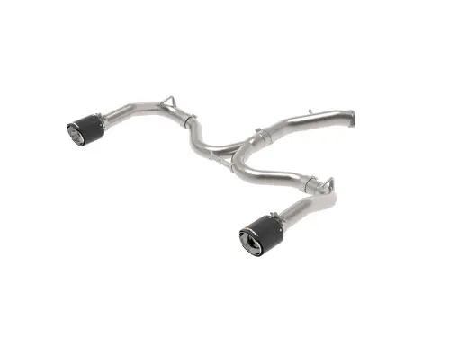 Afe - Advance Flow Engineering - 49-37037-C | aFe Power Takeda 3 To 2-1/2 Inch, 304 Stainless Steel Axle-Back Exhaust System With Carbon Fiber Tip For Kia Forte GT L4-1.6L (t)