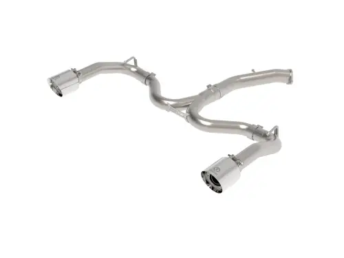 Afe - Advance Flow Engineering - 49-37037-P | aFe Power Takeda 3 To 2-1/2 Inch, 304 Stainless Steel Axle-Back Exhaust System With Polished Tip For Kia Forte GT L4-1.6L (t)