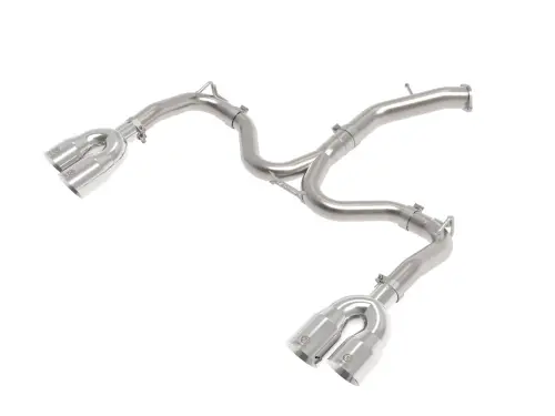 Afe - Advance Flow Engineering - 49-37039-P | aFe Power Takeda 3 To 2-1/2 Inch, 304 Stainless Steel Axle-Back Exhaust System With Polished Tips For Kia Forte GT L4-1.6L (t)