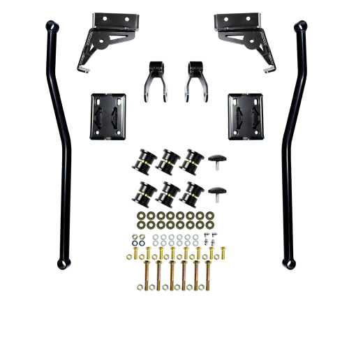 Kryptonite - KRTB10 | Kryptonite Death Grip Full Floating Traction Bar Kit (2001-2010 Silverado, Sierra 2500 HD, 3500 HD)