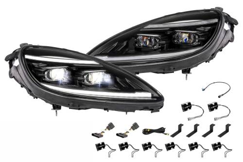 Morimoto - LF2-460Y | Morimoto XB Evo Hybrid LED Headlights For Chevrolet Corvette C6