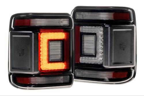 Morimoto - LF746 | Morimoto XB LED Low Profile Tail Lights For Jeep Wrangler JL | Smoked