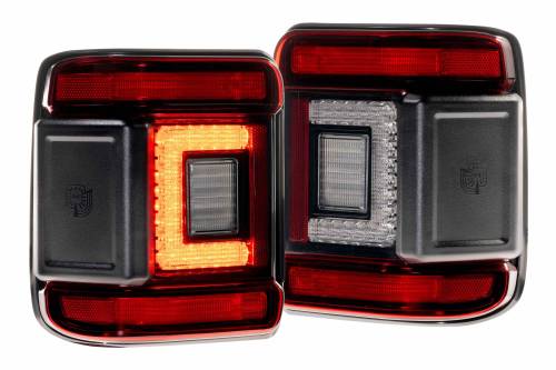 Morimoto - LF747 | Morimoto XB LED Low Profile Tail Lights For Jeep Wrangler JL | Red