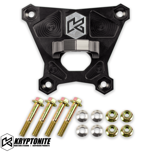 Kryptonite - KRZRRP2X | Kryptonite Death Grip Rear Radius Plate For Polaris RZR Pro XP (2020-2021) | With Tow Hook For Hitch Ball