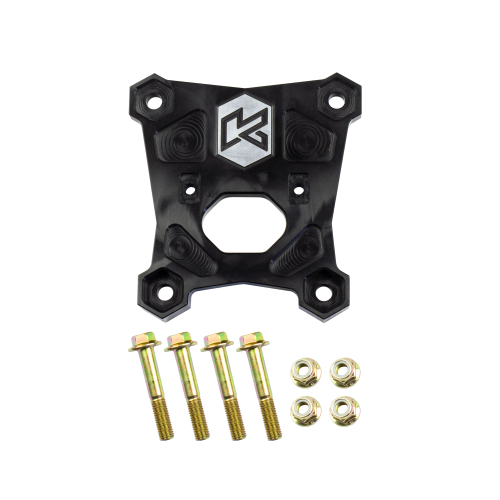 Kryptonite - KRZRRP3  | Kryptonite Death Grip Rear Radius Plate For Polaris RZR XP 1000/XP 4 1000/XP4 Turbo/XP Turbo (2014-2023) | Plate Kit Only, No Hook