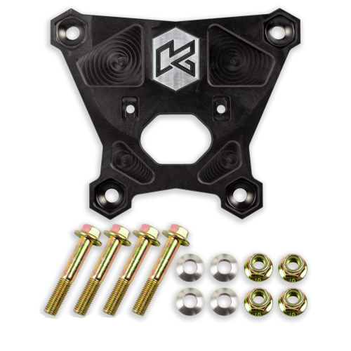Kryptonite - KRZRRP3S | Kryptonite Death Grip Rear Radius Plate For Polaris RZR XP Turbo S (2018-2021) | Plate Kit Only, No Hook