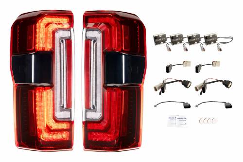 Morimoto - LF353 | Morimoto XB LED Tail Lights For Ford Super Duty | Red