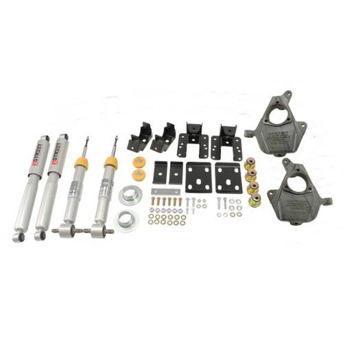 Belltech - 992SP | Belltech Complete 3-4/5-6 Lowering Kit Steet Performance Shocks - Factory Cast Control Steel Arms