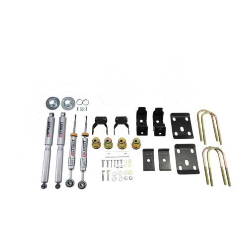Belltech - 993SP | Belltech Complete 3-4/7 Lowering Kit Steet Performance Shocks - Factory Cast Steel Arms