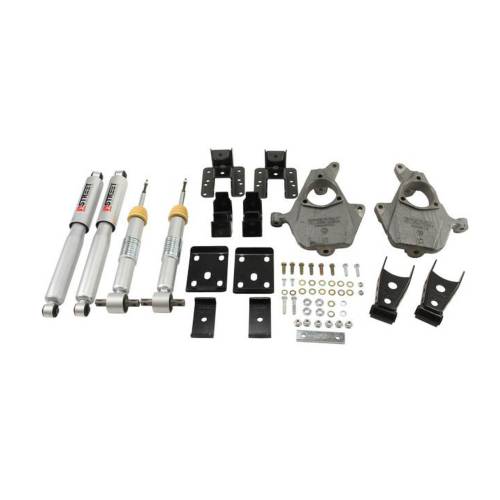 Belltech - 986SP | Belltech Complete 2/4 Lowering Kit with Street Performance Shocks - Factory Cast Steel Control Arms