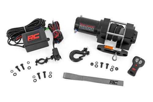 Rough Country - RS1000S | Rough Country UTV 1000LB Winch | Synthetic Rope