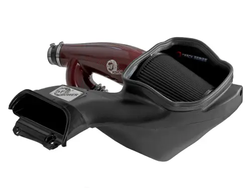 Afe - Advance Flow Engineering - 57-10031KR | aFe Power Track Series Red Kevlar Carbon Fiber Cold Air Intake System With Black Pro 5R Filter For Ford F-150 Raptor V6-3.5L (tt)