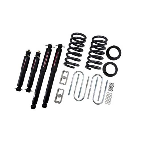 Belltech - 618ND | Belltech 2 or 3 Inch Front / 3 Inch Rear Complete Lowering Kit with Nitro Drop Shocks (1982-2004 S10/S15 2WD)