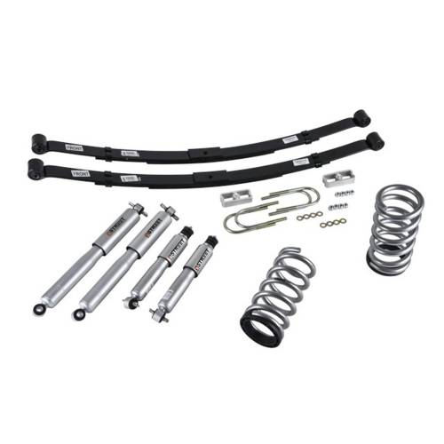 Belltech - 574SP | 2 or 3 inch Front / 4 Inch Rear Complete Lowering Kit with Street Performance Shocks (1994-2004 S10/S15 Pickup 2WD | 6 Cyl)
