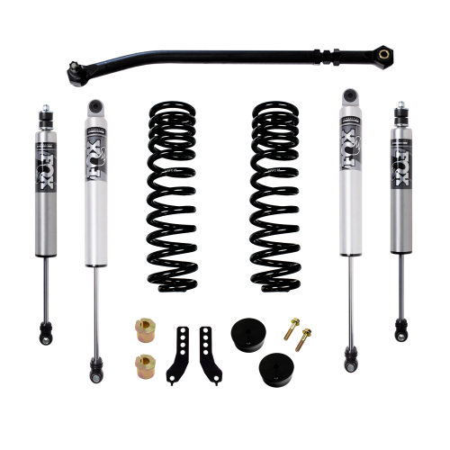 Kryptonite - KRFD17STAGE2FOXHTO | Kryptonite Stage 2 Leveling Kit With Fox Performance Series HTO Shocks For Ford F-250/F-350 Super Duty 2017-2022