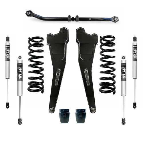 Kryptonite - KRDD13STAGE3FOX | Kryptonite Stage 3 Leveling Kit With Fox Shocks For Ram 3500 4X4