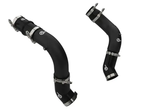 Afe - Advance Flow Engineering - 46-20814-B | aFe Power BladeRunner Aluminum Hot And Cold Charge Pipe Kit, Black For RAM Diesel Trucks 2500/3500 L6-6.7L (td)